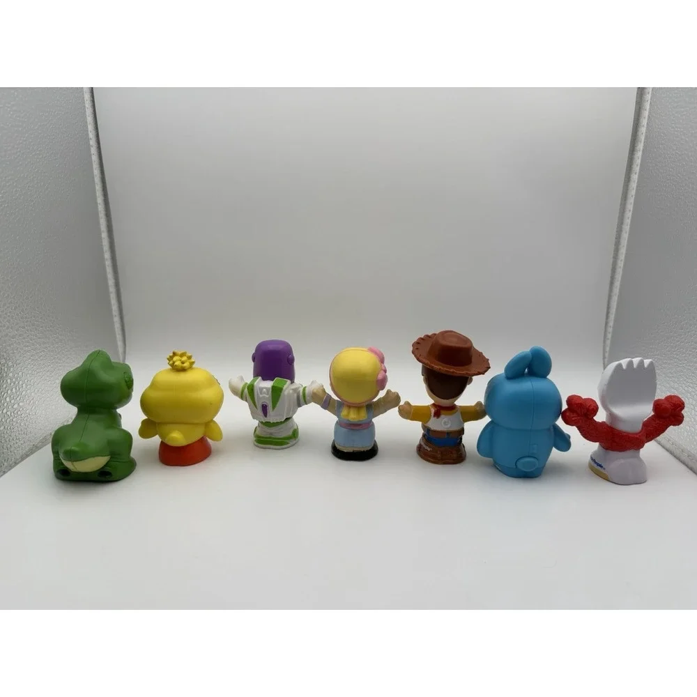 Fisher Price lot Of 7 Little People Disney Pixar Toy Story 4 Buzz Woody Forky Bo